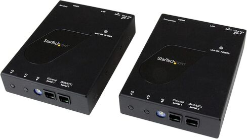 مجموعة موسع StarTech 4K HDMI عبر IP، جدار فيديو AVoIP، TAA (ST12MHDLAN4K) in Kuwait