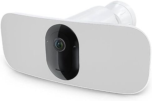 Arlo Pro 3 Floodlight Camera - Wireless Security Camera with LED Floodlight, Color Night Vision, Motion Sensor, 2-Way Audio & 2K Resolution with HDR - Black, FB1001B in Saudi Arabia