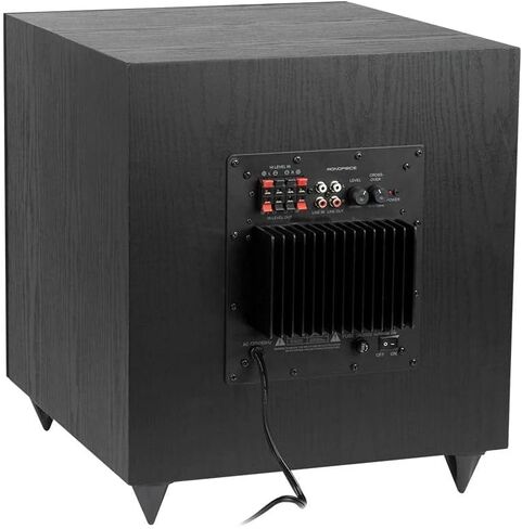 Monoprice 12 Inch 150 Watt Powered Subwoofer, Black (109723) in Saudi Arabia