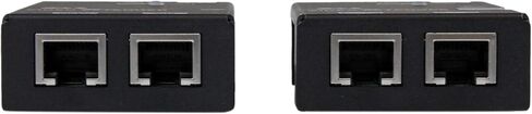 StarTech.com DVI Over Cat5 UTP Extender (Local and Remote Unit) - up to 50m - Video Extender - up to 164 ft - ST121UTPDVI, Black in Saudi Arabia