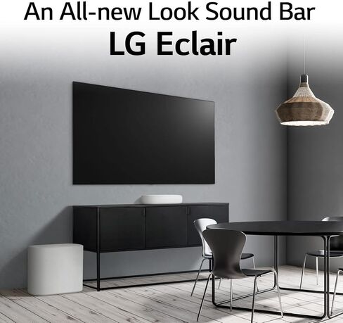 LG Eclair QP5 Sound Bar 3.1.2ch, 320W Power, Dolby Atmos & DTS:X with Upfiring Height Speakers Compact Design, 4K & HDR Passthrough, Black - 2021 in Kuwait