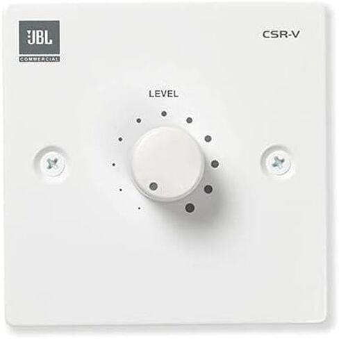 JBL Professional CSR-V-WHT Wall Controller with Volume Control for use with CSM-21, CSM-32, All CSMA, White in Saudi Arabia