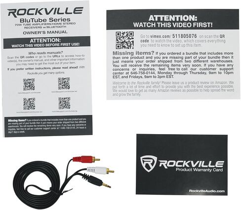 Rockville Blutube WD 70W Bluetooth Tube Amplifier Stereo Receiver in Kuwait