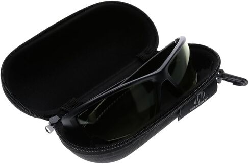 Walker's IKON Vector Full Frame Shooting Glasses | Impact-Resistant Non-Slip Frame Hunting Shooting Eyesight Protection Glasses, Microfiber Lens Cloth & Carry Case Included in Saudi Arabia