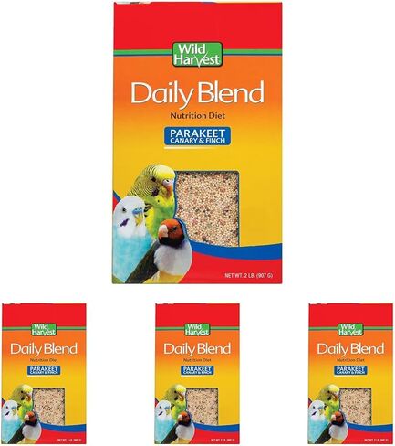 Wild Harvest Daily Blend for Parakeet, Canary, Finch & Small Birds 2lb in Saudi Arabia