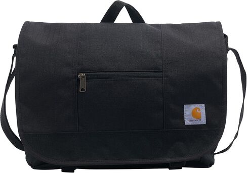 Carhartt Ripstop Messenger Bag, Durable Water-Resistant Messenger Work Bag, Black in Saudi Arabia