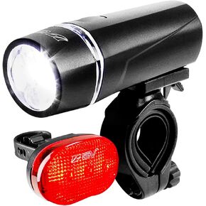 BV Bike Lights, Super Bright with 5 LED Bike Headlight & 3 LED Rear, Bike Lights for Night Riding with Quick-Release, Waterproof Bicycle Light Set, Bike Accessories, Bicycle Accessories, Flashlight
