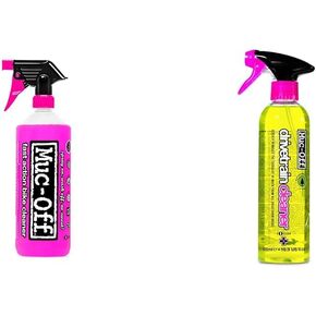 Muc-Off Nano Tech Bike Cleaner Bio Drivetrain Cleaner, 500 Milliliters - Effective Biodegradable Bicycle Chain Cleaner and Degreaser Spray - Suitable for All Types of Bike