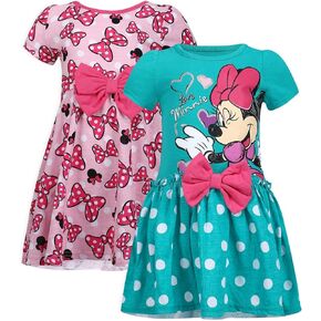 Disney Girls' 2 Pack Minnie Mouse Dresses