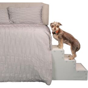 Pet Gear Pet Step III Pet Stairs for Small Dogs and Cats Up to 50 pounds, Lightweight, No Tools Required