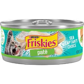 Purina Friskies Wet Cat Food Pate, Sea Captain's Choice - (24) 5.5 oz. Cans