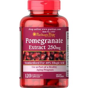 Puritan's Pride Pomegranate Extract, 250 Mg, 120 Count
