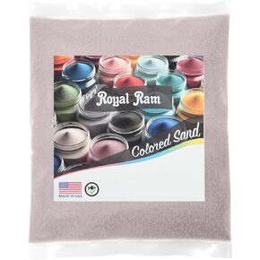 Royal Ram 1 Pound Natural Coarse Silica Sand - for use in Crafts, Decor, Gardening, Vase Filler, Aquariums, Terrariums and More
