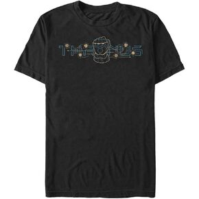 Marvel Big & Tall Classic Tech Thanos Men's Tops Short Sleeve Tee Shirt