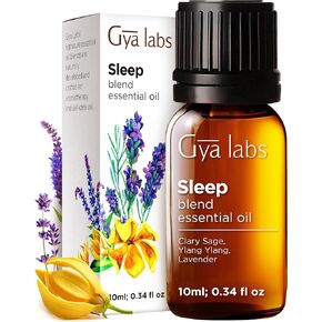 Gya Labs Sleep Essential Oil Blend - 100% Natural Essential Oils for Diffuser - Soothing Oil for Aromatherapy - Essential Oils for Bedtime and Self-Care (0.34 fl oz)