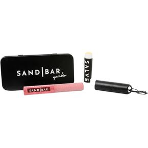 SandBar - مزيل مسامير القدم الأصلي | الأداة المثالية لإزالة مسامير القدم للأيدي والقدمين - تشمل المرهم, , Quickie & Salve, , اسود,
