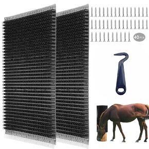 Sovipal Equine & Bovine Massage Brush Kit - Soft Touch Itchin Post Pad- Animal Scratchers for Safe and Satisfying Itch Relief- 2 Pieces in Saudi Arabia