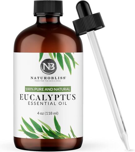زيت عطري طبيعي ونقي 100% من ناتوروبليس العطري ذو جودة علاجية مع قطارة زجاجية - حجم كبير 118 مل أوقية - مثالية للعلاج العطري والاسترخاء in Kuwait