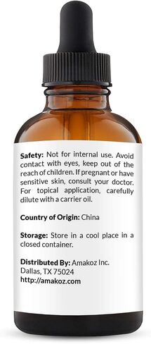 زيت عطري طبيعي ونقي 100% من ناتوروبليس العطري ذو جودة علاجية مع قطارة زجاجية - حجم كبير 118 مل أوقية - مثالية للعلاج العطري والاسترخاء in Kuwait