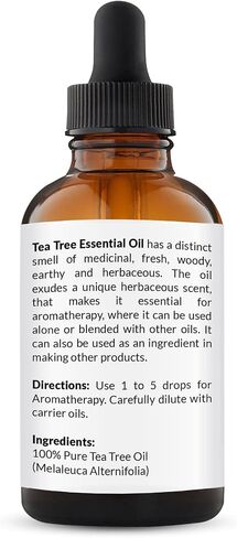 زيت عطري طبيعي ونقي 100% من ناتوروبليس العطري ذو جودة علاجية مع قطارة زجاجية - حجم كبير 118 مل أوقية - مثالية للعلاج العطري والاسترخاء in Kuwait