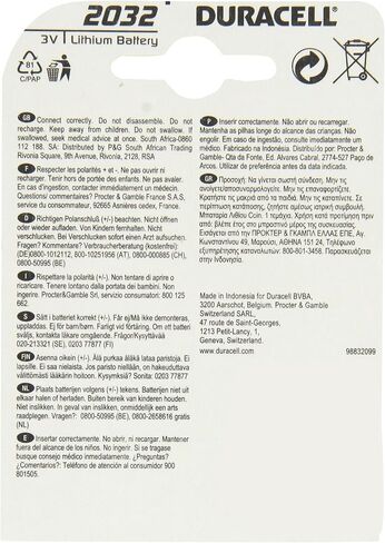 Duracell 1616 DL1616 CR1616 DL1616B2PK Coin Cell Watch Battery 3.0 Volt Lithium, 2 Count (Pack of 1) in Saudi Arabia