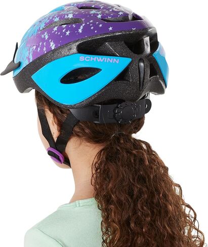 Schwinn Thrasher Kids Bike Helmet, Boys and Girls, Fits 50-54cm Circumference, Ages 5-8 Year Old, Lightweight, Detachable Visor, CPSC Safety Certified in Saudi Arabia