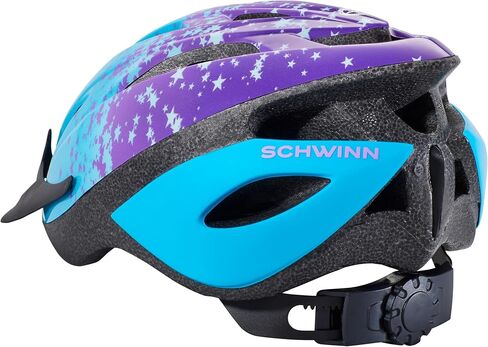 Schwinn Thrasher Kids Bike Helmet, Boys and Girls, Fits 50-54cm Circumference, Ages 5-8 Year Old, Lightweight, Detachable Visor, CPSC Safety Certified in Saudi Arabia