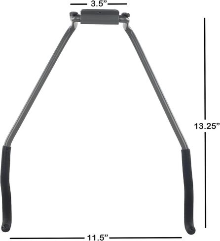 Bike Wall Mount - EVA Foam Padded Bicycle Hooks with 50lb Capacity - Flip-Up Garage Bicycle Rack for Mountain, Road, and Kids Bikes by Rad Sportz in Saudi Arabia