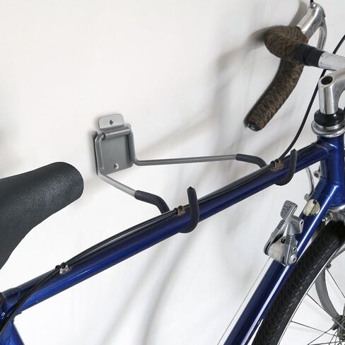 Bike Wall Mount - EVA Foam Padded Bicycle Hooks with 50lb Capacity - Flip-Up Garage Bicycle Rack for Mountain, Road, and Kids Bikes by Rad Sportz in Saudi Arabia
