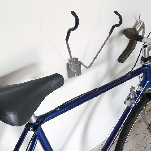 Bike Wall Mount - EVA Foam Padded Bicycle Hooks with 50lb Capacity - Flip-Up Garage Bicycle Rack for Mountain, Road, and Kids Bikes by Rad Sportz in Saudi Arabia