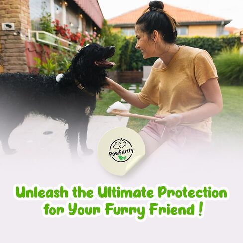 شامبو PawPurity للبراغيث/القراد، مكونات نباتية طبيعية ومعدنية فقط، يحسن صحة جلد ومعطف الكلاب والقطط، رائحة الحمضيات، منتج صديق للبيئة وتغليف مصنوع في الولايات المتحدة الأمريكية (8 أونصة) in Kuwait