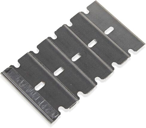 American Line Single Edge Razor Blades - 100-Pack - 0.012" Heavy Duty High Carbon Steel for Extra Durability and Long Life - 66-0448 in Saudi Arabia