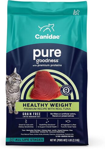 canidae® تركيبة نقية مع سمك السلمون القط الجاف، 5 رطل. in Kuwait