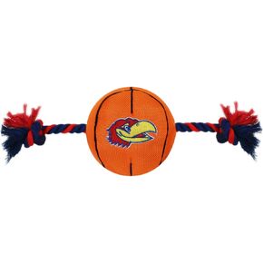 Pets First NCAA Kentucky Wildcats Nylon Basketball Dog Toy with Tough Ropes & Squeaker, One Size, KY-3105