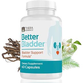 Better Bladder Control Supplement for Women & Men – Bladder Support Supplement to Help Reduce Urinary Leaks, Frequency & Urgency - Bladder Health Formula for Good Night’s Sleep - 60 ct. (1 Bottle)