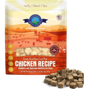 Shepherd Boy Farms Freeze Dried Dog Food (Bison Recipe) Raw Food for Dogs, All Natural Raw Dog Food, 14 oz Bag Freeze-Dried Dog Food, Made in USA, High in Protein, Essential Nutrition of Raw Food