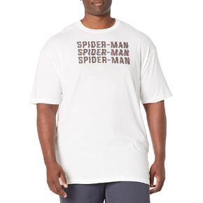 Marvel Big & Tall Classic Triple 3D Men's Tops Short Sleeve Tee Shirt