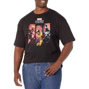 Marvel Big & Tall Classic Ml Box-up Men's Tops Short Sleeve Tee Shirt