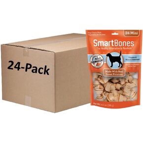 SmartBones Mini Sweet Potato Chews (24 Pack), SBSP-02002, Mini-24 pieces/pack