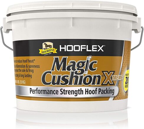 Absorbine Hooflex Magic Cushion Xtreme Hoof Packing, Veterinary Formulated Strong, Fast-Acting Relief, Reduce Hoof Heat for up to 24 Hours, 8lb Tub in Kuwait