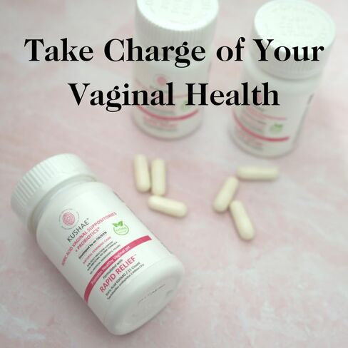 Boric Acid Suppositories with Applicator, All-Natural Boric Acid Suppositories for Women, Female Suppositories with Probiotics & Aloe Vera, Relieves Discomfort & Balances pH Level, 21 Count - Kushae in Kuwait