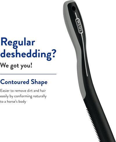 WAHL Professional Animal Equine Grooming Horse Shedding Tool, Black (858714) in Saudi Arabia