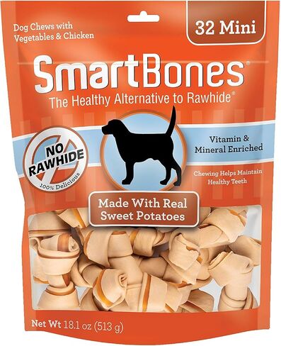 SmartBones Mini Sweet Potato Chews (24 Pack), SBSP-02002, Mini-24 pieces/pack in Kuwait