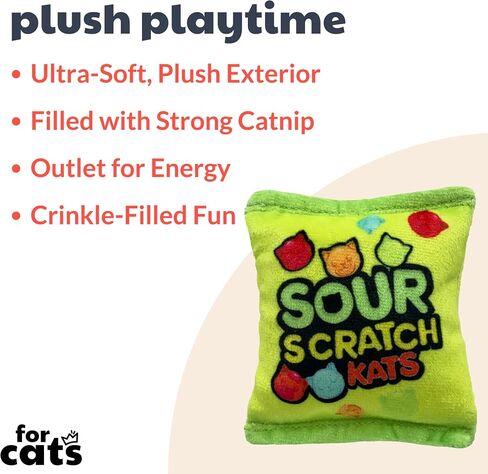 Huxley & Kent H&K Cat Toy | Pizza | Plush Cat Toy with Catnip Inside | Funny Realistic Cat Gift | Fun, Durable, and Safe Cat Toys in Kuwait