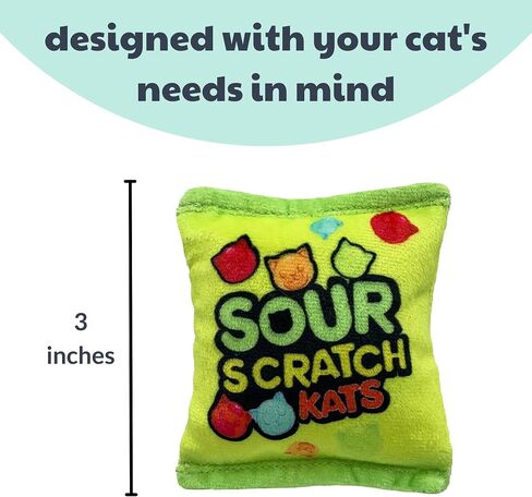 Huxley & Kent H&K Cat Toy | Pizza | Plush Cat Toy with Catnip Inside | Funny Realistic Cat Gift | Fun, Durable, and Safe Cat Toys in Kuwait