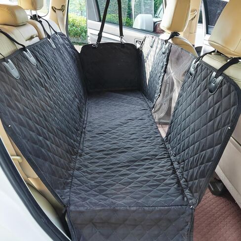 Petiza Dog Car Seat Cover for Back Seat Pets Cover Protector Waterproof Bench Car Backseat Covers Dog Seat Covers for Cars,Non-Slip Back Seat Cover Fits Middle Armrest for Kids, Trucks and SUV in Saudi Arabia