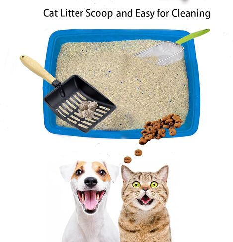 SUMHEN 3PCS Reptile Stainless Steel Fine Mesh,Litter Cleaner Corner Scoop Sand Sifter,Reptile Scooper Bearded Dragon Sand Shovel,Reptile Habitat Sifting Scoopers in Saudi Arabia