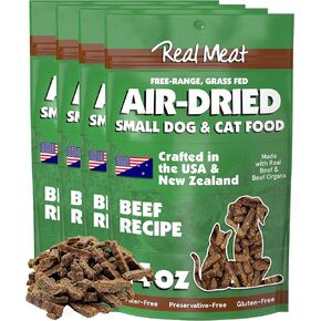 TRMC Real Meat Grain Free All Natural Dog & Cat Foods (Beef, 14oz, Pack of 4)