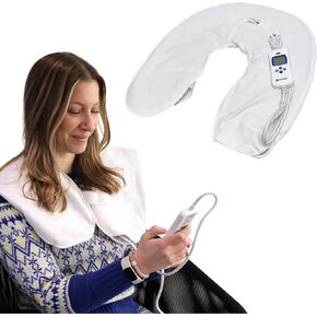 BodyMed Digital Moist Heating Pad with Auto Shut Off Heating Pad for Neck and Shoulders, Back Pain and Muscle Pain Relief 14 x 27 Inch, Black