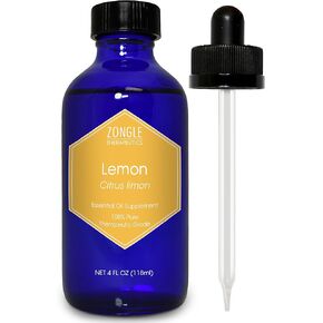 Zongle Peppermint Oil, Safe to Ingest, Mentha Piperita, 4 OZ